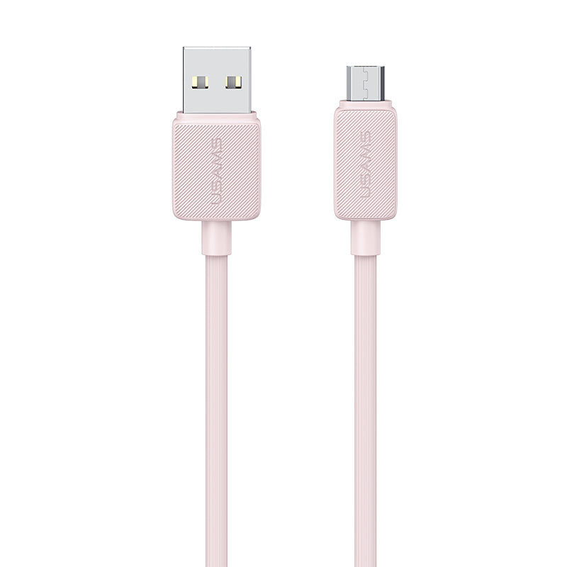 USAMS US-SJ690 1m Micro USB 2A Fast Charging Cable Copper Wire 480Mbps Data Transmission Cord USAMS US-SJ690 1m Micro USB 2A Fast Charging Cable Copper Wire 480Mbps Data Transmission Cord